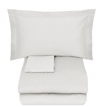 Carica l'immagine nel visualizzatore di Gallery, Completo copripiumino matrimoniale in raso di puro cotone TEA SOMMA