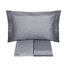 Carica l'immagine nel visualizzatore di Gallery, Completo letto matrimoniale in raso di puro cotone TEA SOMMA