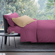 Carica l'immagine nel visualizzatore di Gallery, Completo copripiumino matrimoniale in raso di puro cotone TEA SOMMA