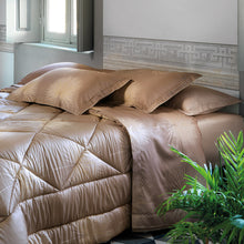 Carica l'immagine nel visualizzatore di Gallery, Completo letto matrimoniale in Raso di Puro Cotone DOMIZIA SOMMA