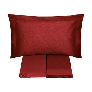 Completo letto matrimoniale in raso di puro cotone TEA SOMMA