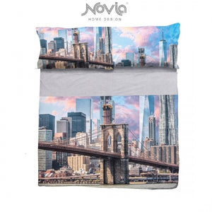 Completo lenzuolo copriletto Brookling