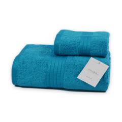 Set asciugamani viso e ospite 100% Cotone Maè by Via Roma