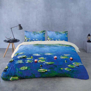 Completo letto LE NINFEE - MONET