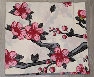 Mezzero indiano 100% cotone stampato a mano disegno Sakura- Sobel