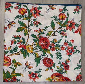 Mezzero indiano 100% cotone stampato a mano disegno San Fruttuoso- S&G