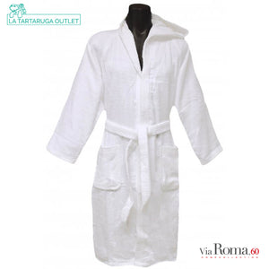Accappatoio Spugna Via Roma, 60 - Bianco 100% Cotone