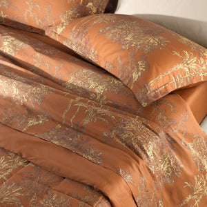 Completo letto matrimoniale in Raso di Puro Cotone AGAPE SOMMA