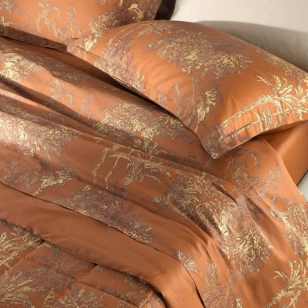 Completo letto matrimoniale in Raso di Puro Cotone AGAPE SOMMA