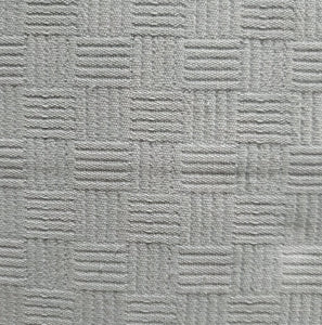 Copriletto Singolo o Matrimoniale in Piquet di Puro Cotone grigio