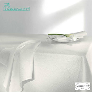 Servizio Tavola Somma Sofia Raso - Bianco 100% cotone