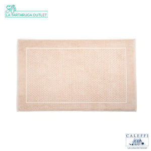 Tappeto doccia in Cotone antiscivolo Sirena Caleffi avorio