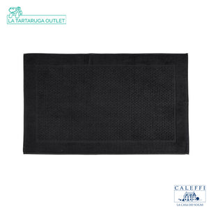 Tappeto doccia in Cotone antiscivolo Sirena Caleffi nero