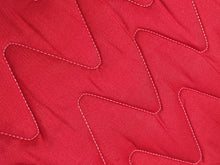 Carica l&#39;immagine nel visualizzatore di Gallery, Trapuntino quilt tinta unita rosso microfibra - Zambaiti
